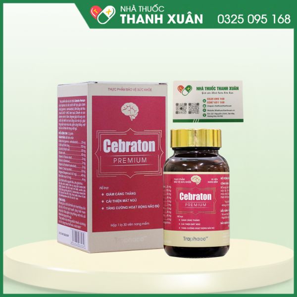 Cebraton Premium - Hỗ trợ hoạt huyết, hỗ trợ tăng tuần hoàn máu não